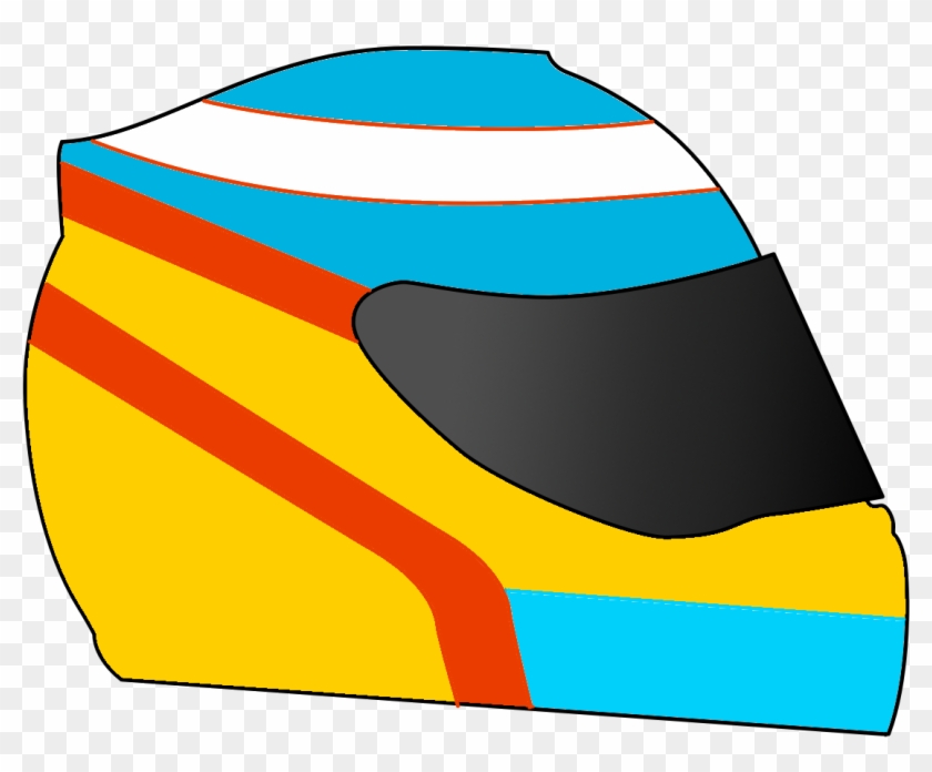 For Me, Alonso's Helmet Could Really Be This Simple - F1 Helmet No Background #824378