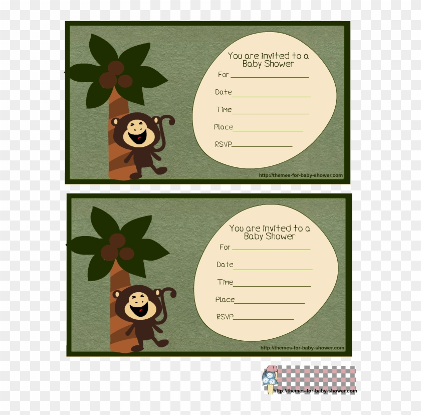 Free Printable Monkey Baby Shower Invitations Including Monkey Baby Shower Invitations