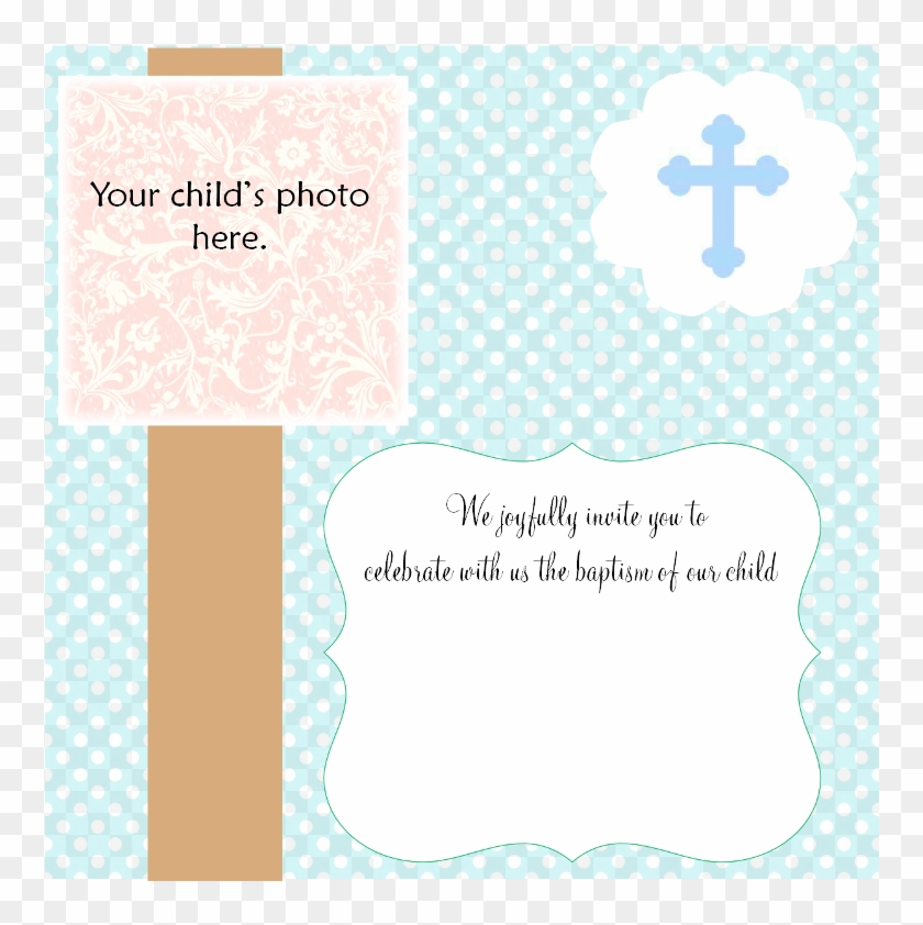 Baptism Invitation Template Free Download