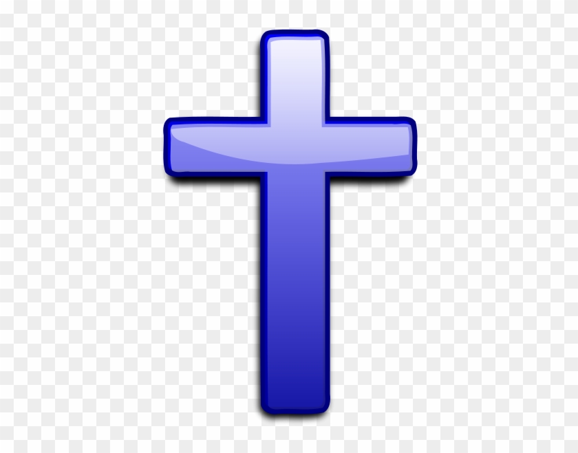 Healing Cross Cliparts - Christian Cross Clip Art Blue #824997