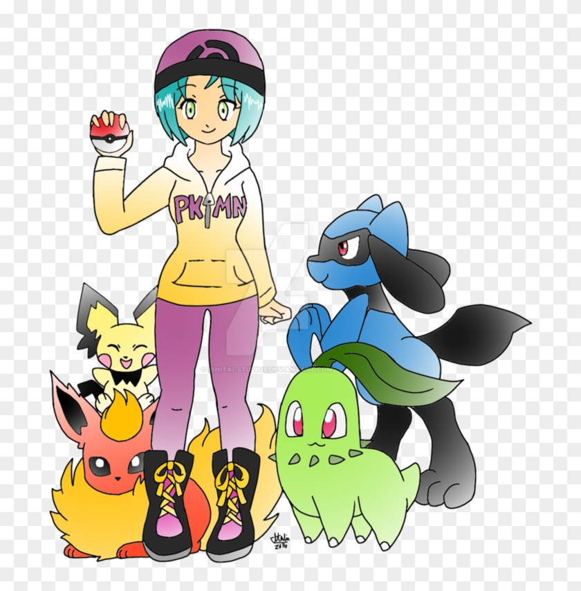 Pokemon Trainer Oc By Ishitai-studios - Cartoon #825014