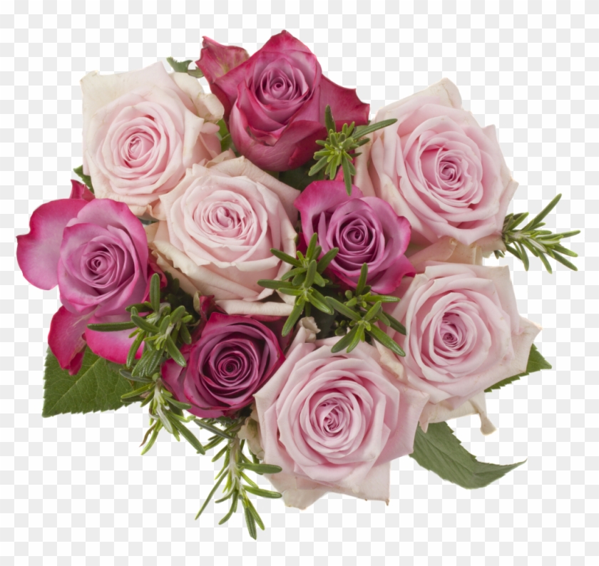 Bouquet Deluxe Pink - Garden Roses - Free Transparent PNG Clipart ...