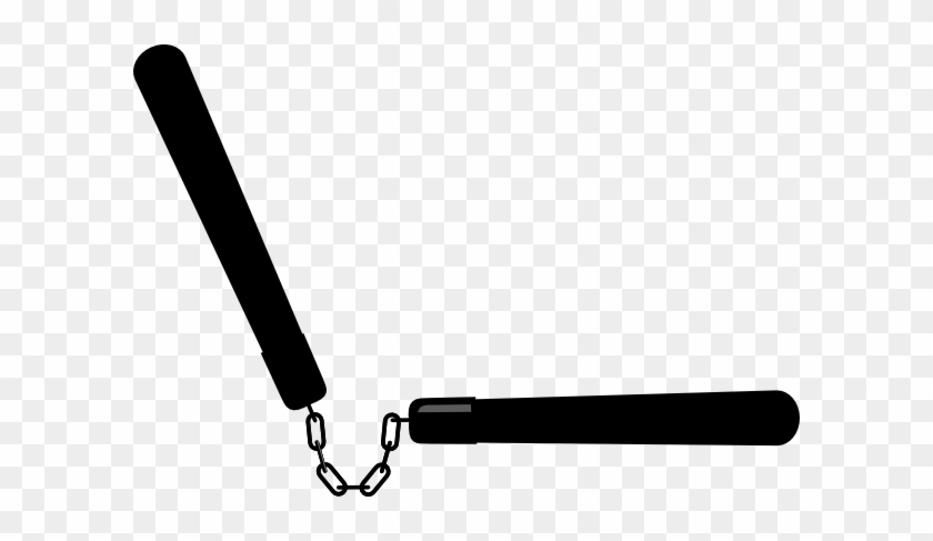 Nunchucks Clip Art At Clker - Nunchucks Clipart #828263