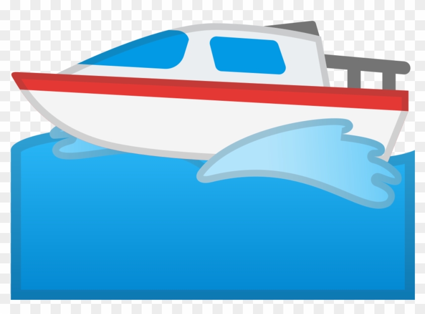 Motor Boat Icon - Emoji Barco #828388