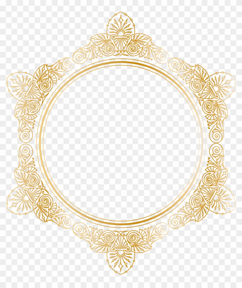 Vector Pattern Gold Border Gold Border - Clip Art #829074