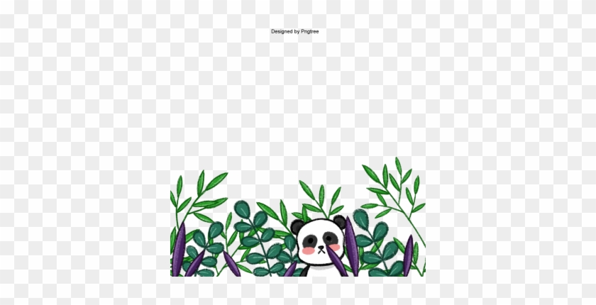 cute panda with green leaves border cute panda leaf leaf free transparent png clipart images download cute panda with green leaves border