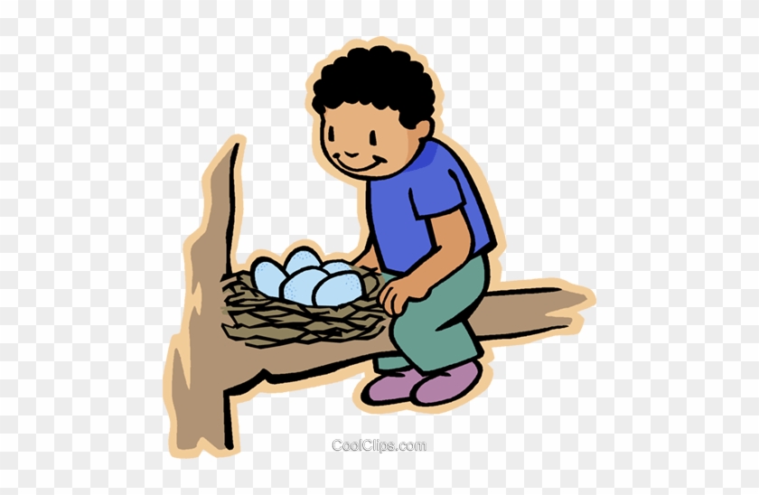 Boy Clipart Bird - Nest With Boy Clipart Png #829535