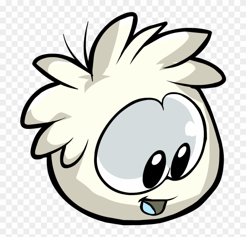 White Puffle - Club Penguin Puffles White - Free Transparent PNG Clipart  Images Download