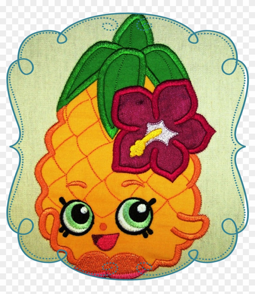 Shopkins Applique Machine Embroidery Design Pattern-instant - Cartoon #830700