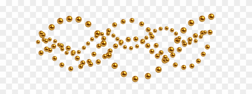 Golden Balls Decoration Transparent Png Clipart - Golden Balls Png #831445