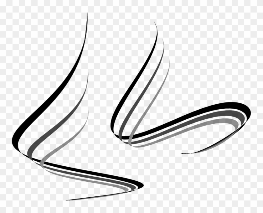 Line Curve Drawing Clip Art - White Curve Lines Png #831665