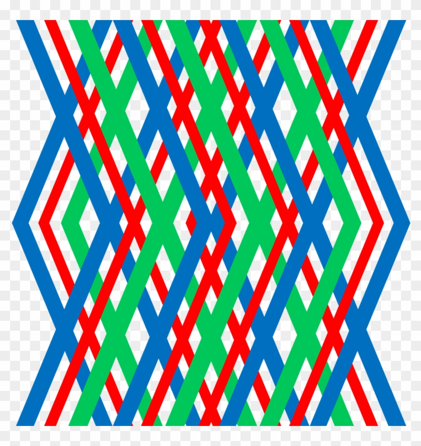 Geometric Design Red Green Blue Transparent Image - Blue Red Green Design #832097