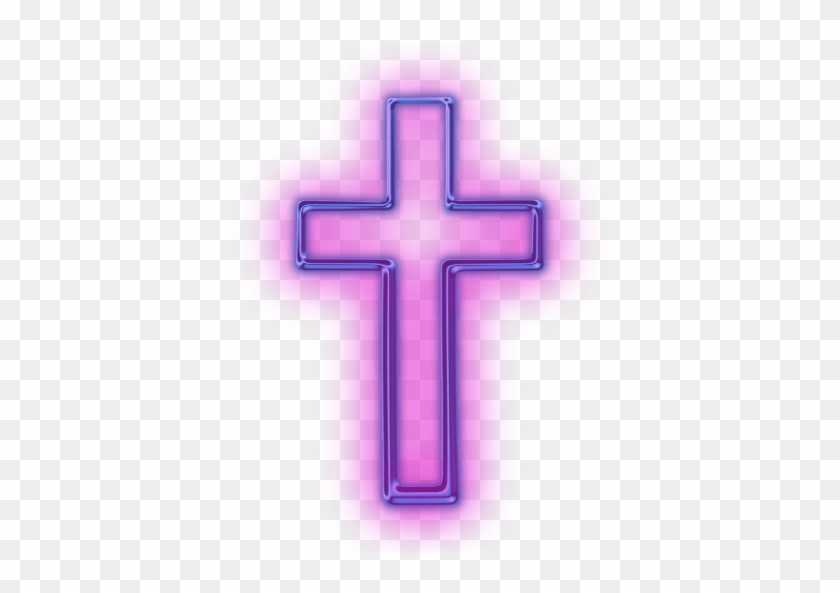 Shining Cross Transparent Background #832492