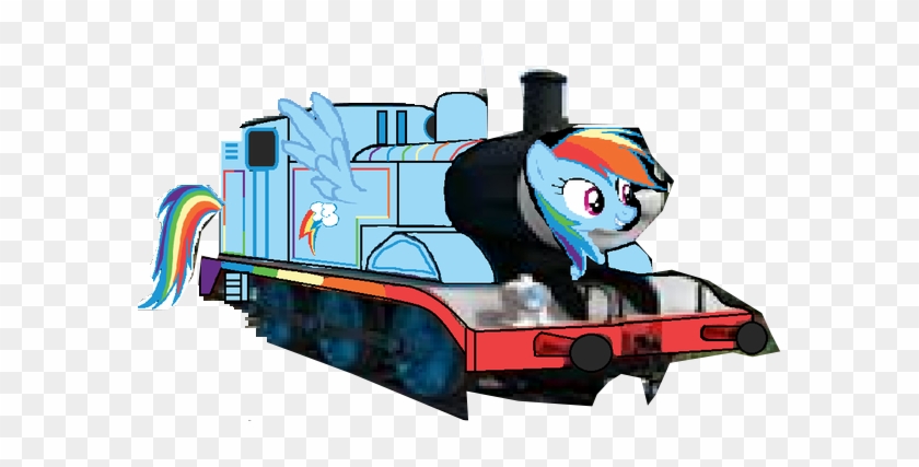 Mlp Rainbow Dash As A Thomas Character - Rainbow Dash #833541