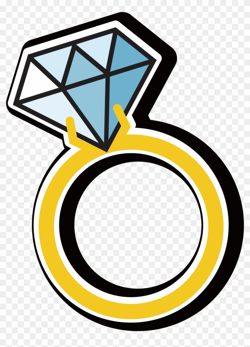 Blue Diamond Ring Gemstone - Diamond Ring Vector - Free Transparent PNG ...