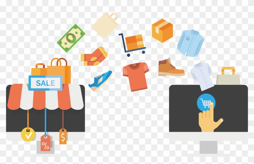 E-commerce Online Shopping Retail Business Infographic - You An Online Seller #835812