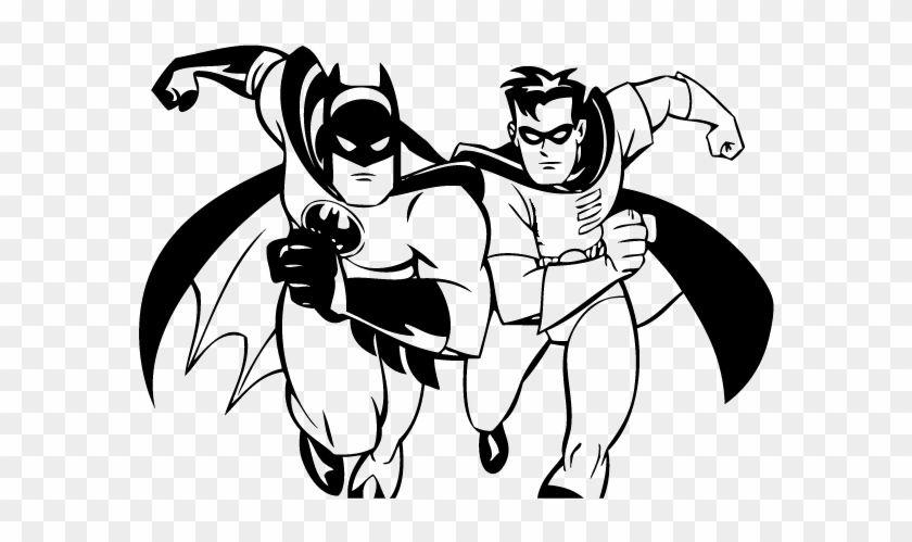 printable coloring pages batman robin batman and robin coloring page free transparent png clipart images download