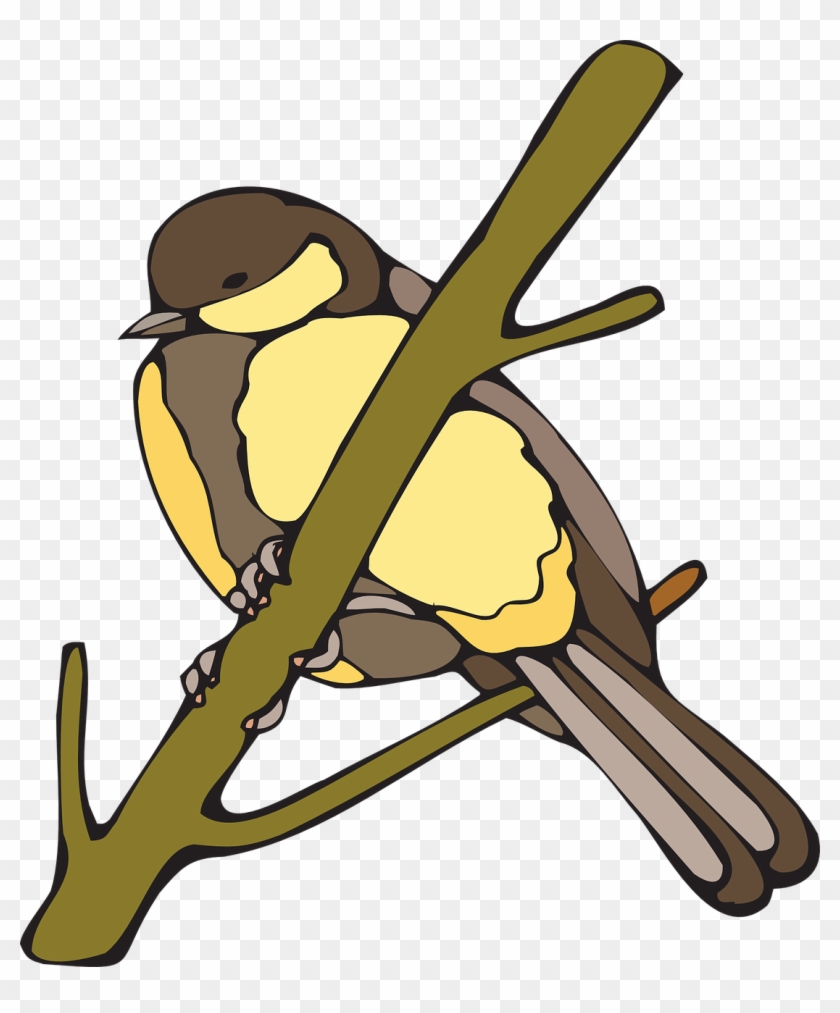 Perched Yellow Nut Hatch Clip Art At Clker - Clip Art - Free ...