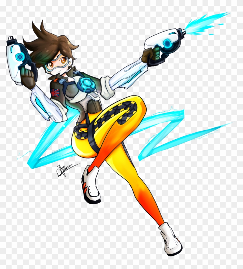 Tracer Overwatch By Jhonvasquez Tracer Overwatch By - Tracer #842337