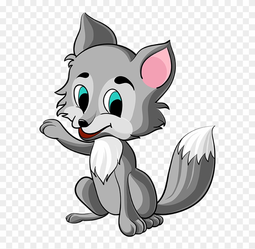 Download Cute Wolf Cliparts Cartoon Baby Wolf Png Free Transparent Png Clipart Images Download
