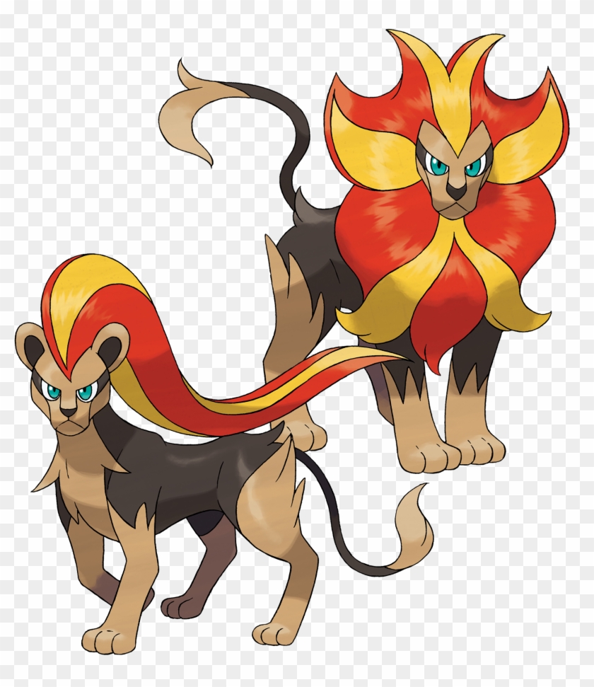 Pyroar Both - Pokémon Firered And Leafgreen #842661