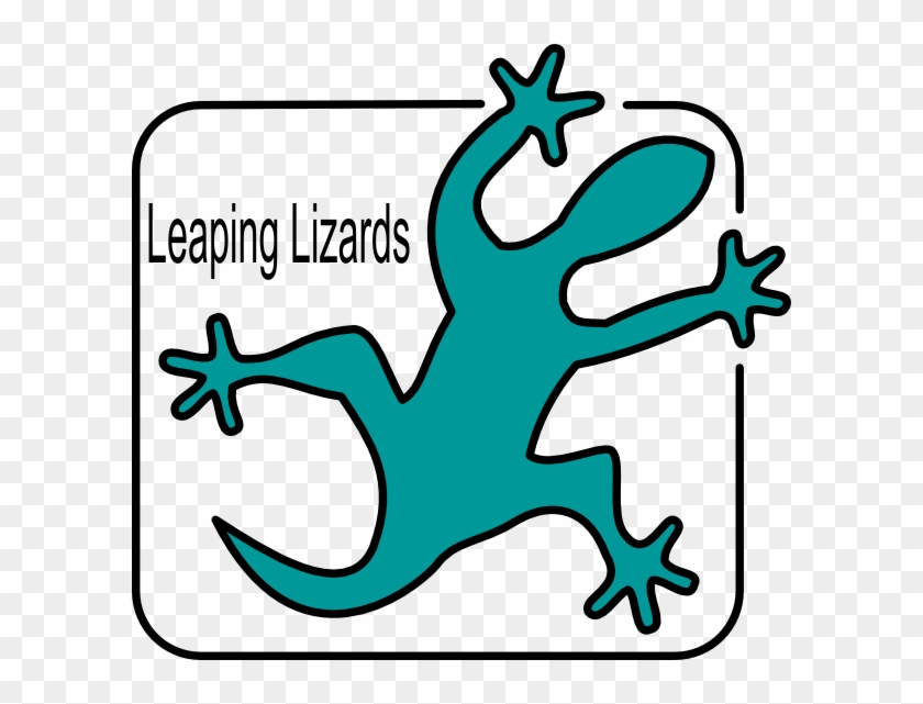 Gecko Clipart Leaping Lizard - Lizard Clip Art #843053