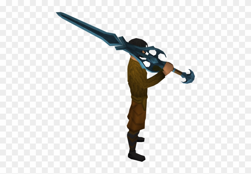 Rune 2h Sword Equipped - Sword Held Over Shoulder #843485