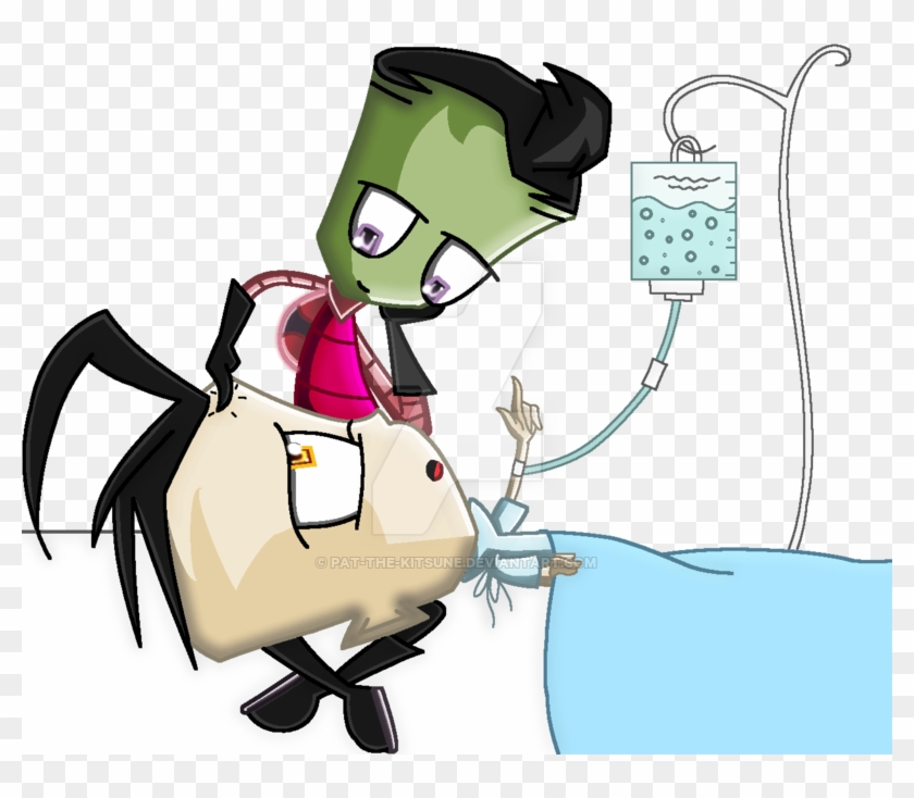 Tap, Tap Dib Is Sick By Pat The Kitsune - Invader Zim Dib Is Sick #843940