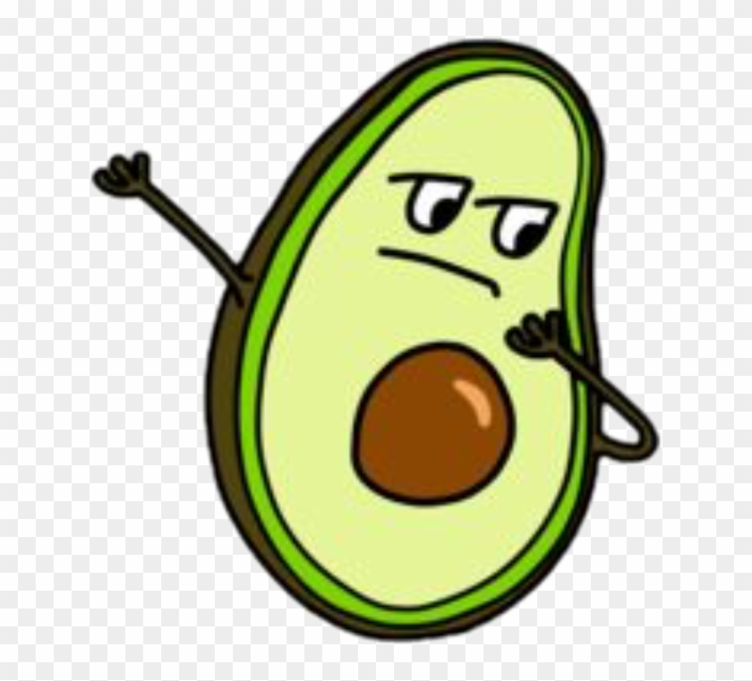 Dabbing Avocado Transparent Background #844399