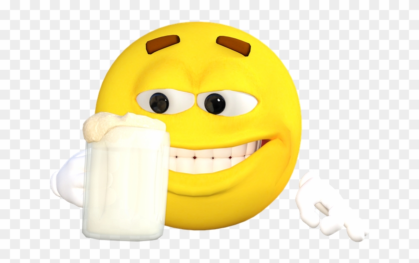 Emoji Con Cerveza Png #844825