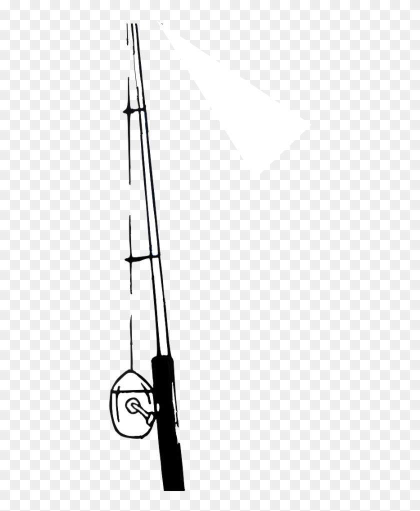 28 Collection Of Fishing Rod Clipart Black And White - Fishing Rod
