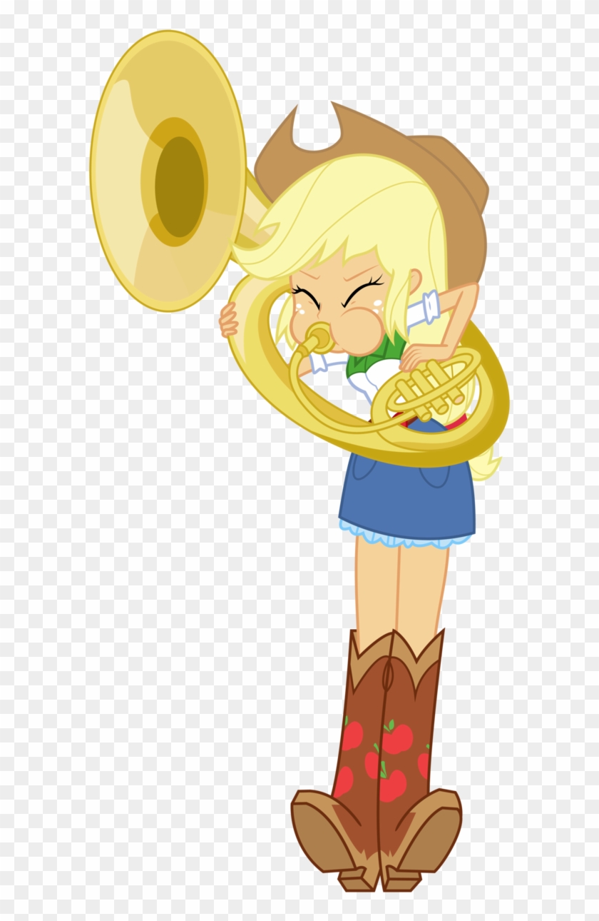 [pc] Applejack Sousaphone By Discorded-joker - Pinkie Pie Sousaphone #845878