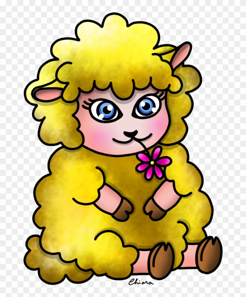 A Cute Yellow Sheep By Kiriaeternalove - Yellow Sheep #846661