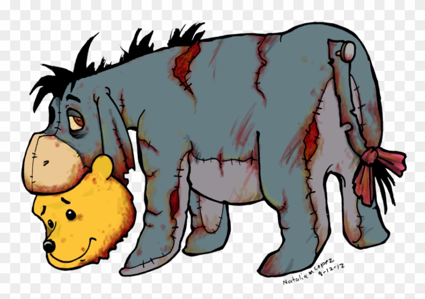 Zombie Eeyore By Demonicneko - Character As A Zombie #847257