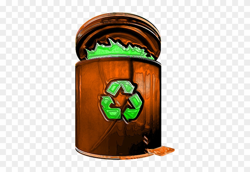 Recycle Bin Icons Full And Empty2 - Illustration #847372