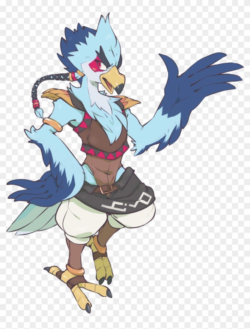 “a Rito Oc Commission For Jetkick ” - Breath Of The Wild Rito Oc #847734