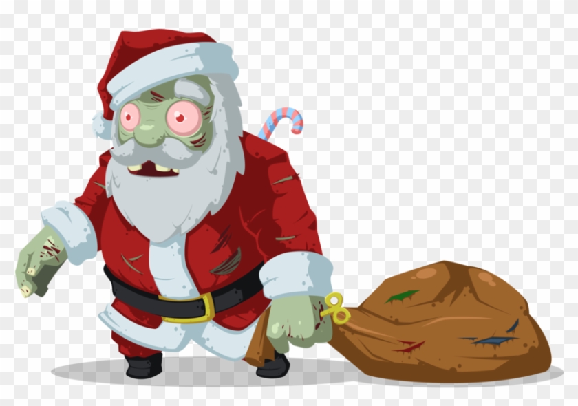 Zombie Santa By Xar623 - Zombie Santa Png #847843
