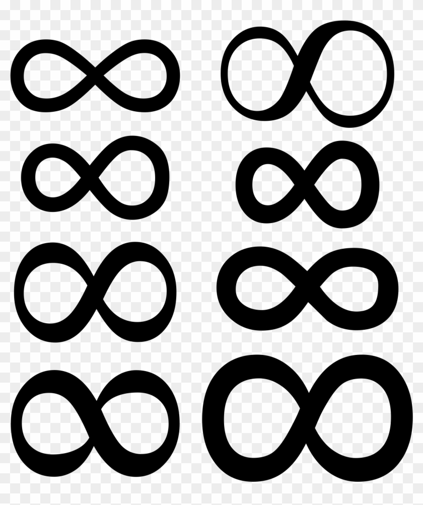 The Infinite Suns, The Infinite Distances Between Them, - Infinity Symbol Vector Free #849087