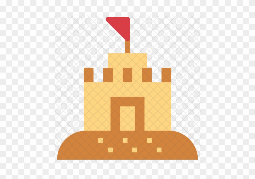 Sand Castle Icon - Sand Art And Play #850664