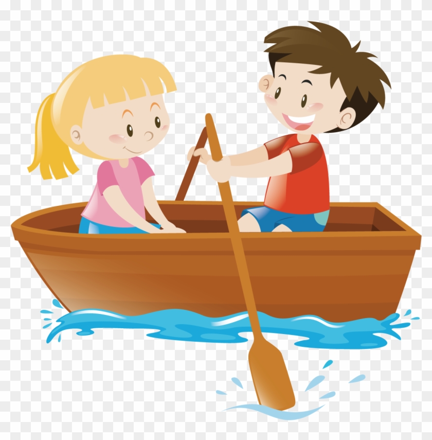 Rowing Boat Clip Art - Row Boat Clipart - Free Transparent PNG Clipart