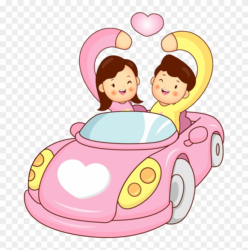 12，可使用adobe - Love In Car Cartoon #851534