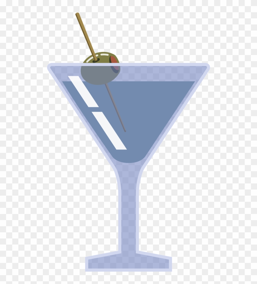 Martini With Olive Png Images 377 X - Martini Vector Png #851793