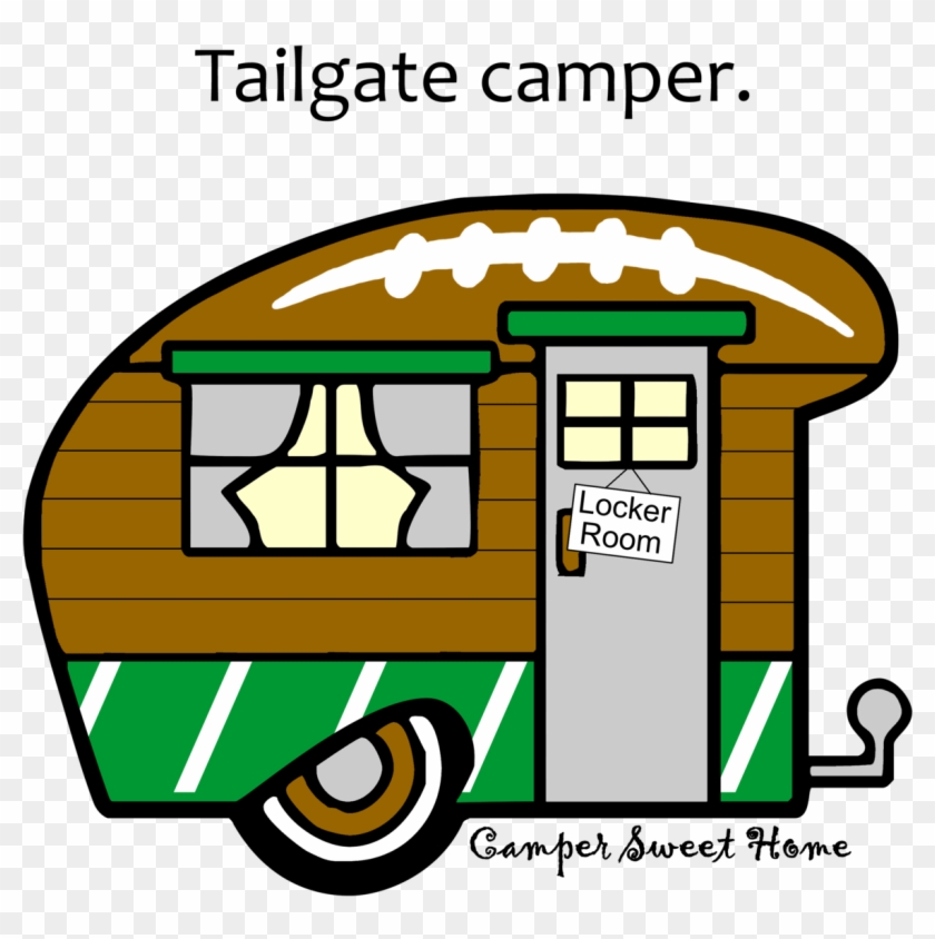 camper cartoon clipart free