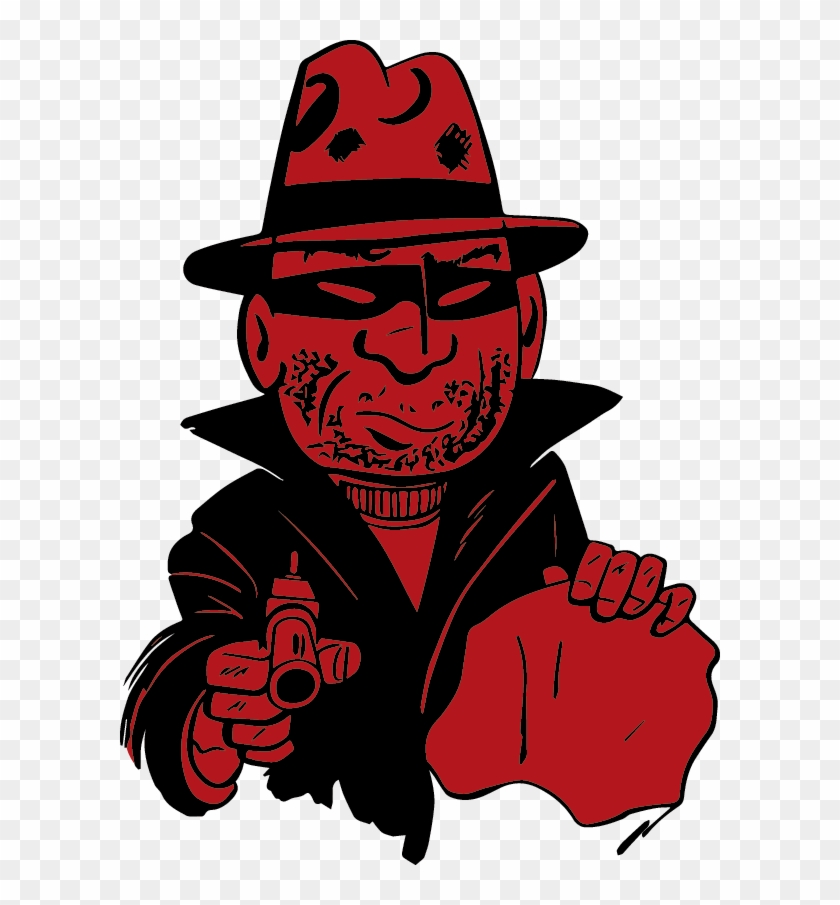 Vector Art Conversion - Art Print: Pop Ink - Csa Images' Criminal In Stick-up, #853143