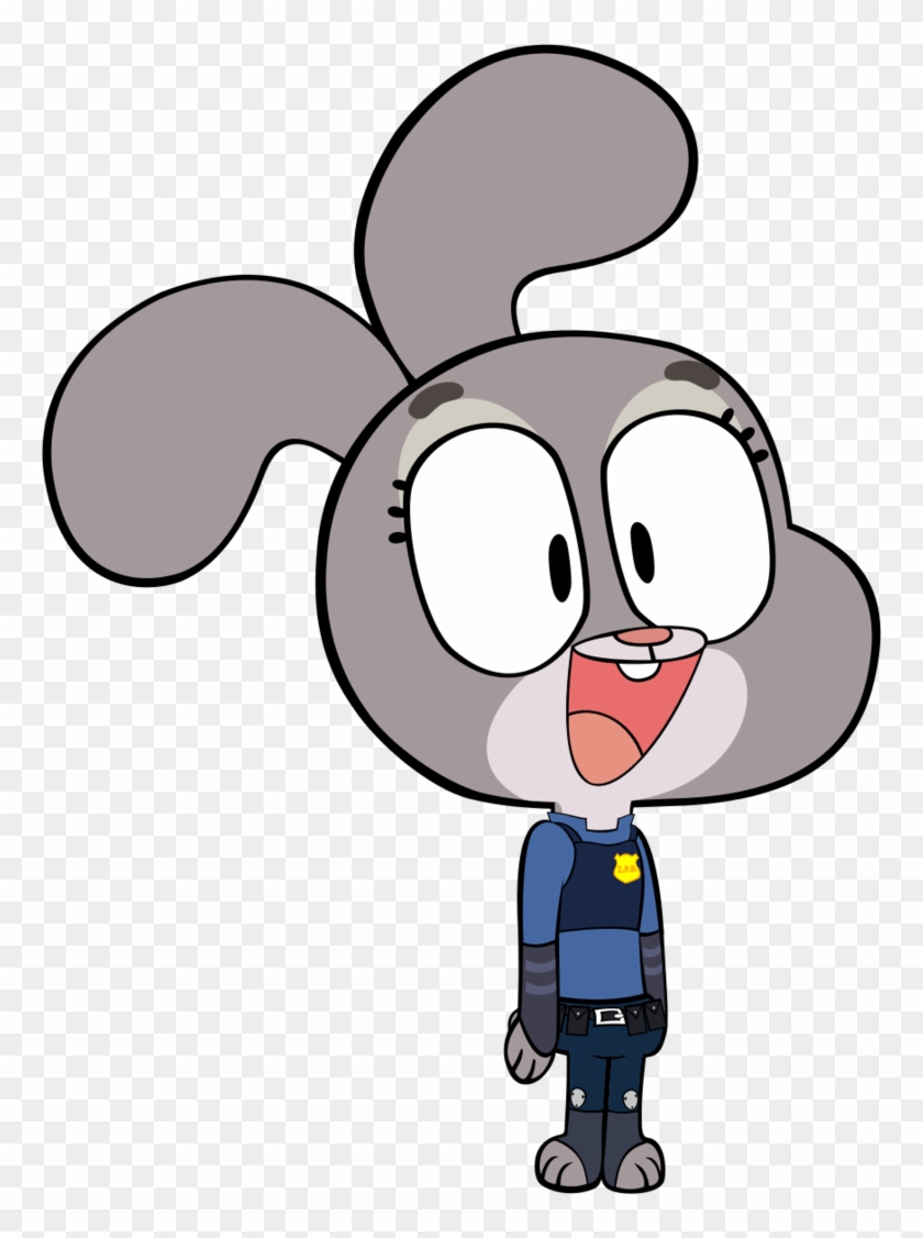 Judy Hopps Gumball Style By Megarainbowdash2000 - Gumball Megarainbowdash2000 #853327