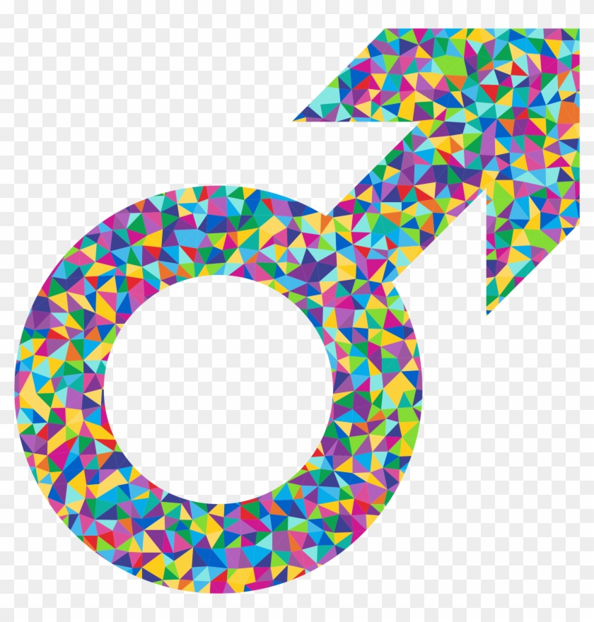 Low Poly Male Symbol - Symbol #853937