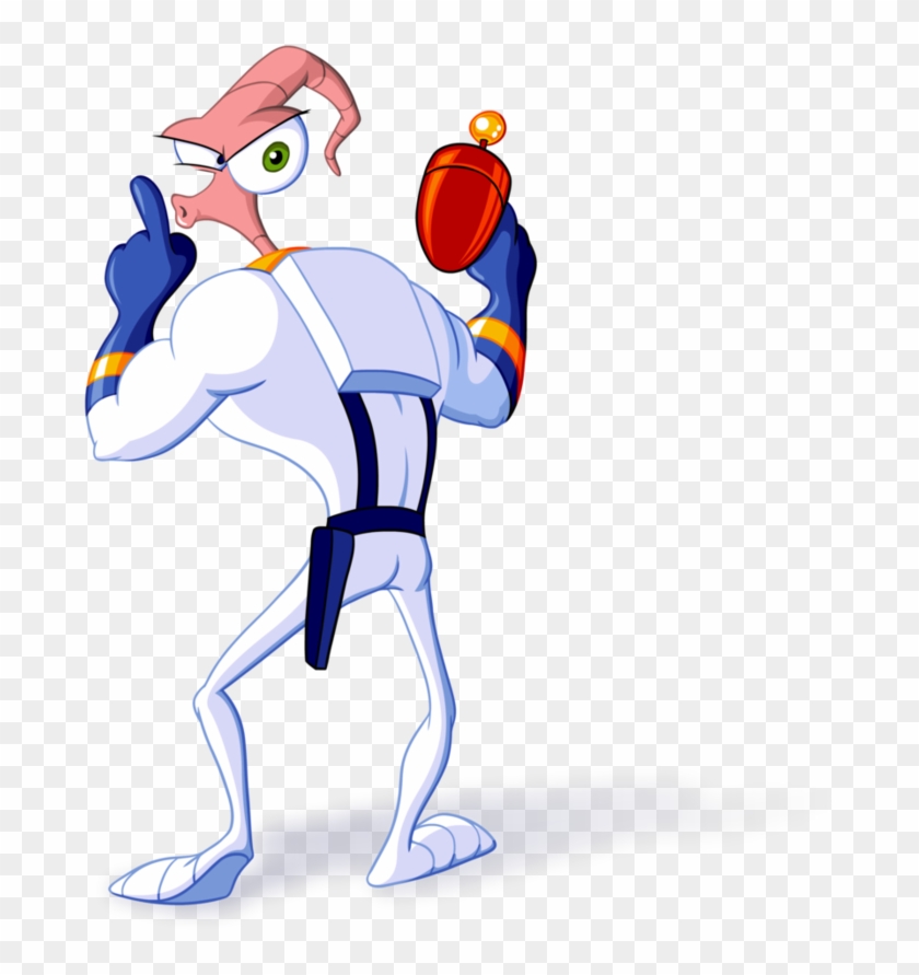 Earthworm Jim - Shush - Earthworm Jim Png #855155