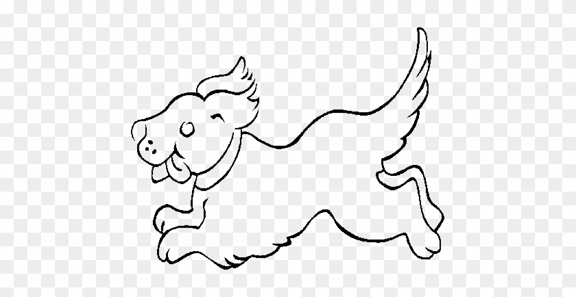 Options - Drawing Of A Puppy Running #856180