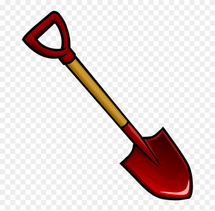 Snow Shovel Spade Clip Art - Clipart Shovel #856575