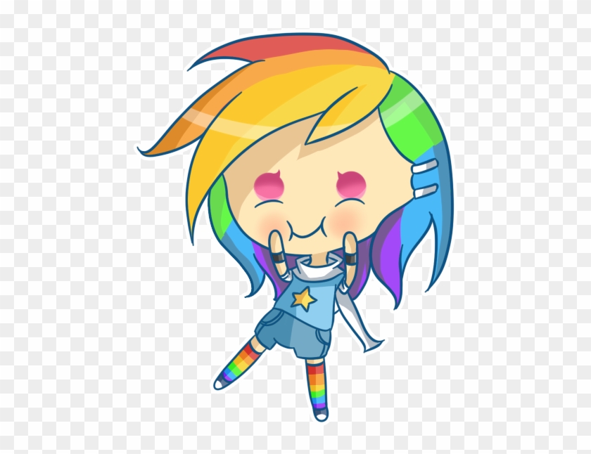 [ C H I B I ] Rainbow Dash By Ceieo - Cartoon #857886